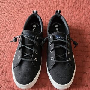Sperry Women's Black and White Sneakers